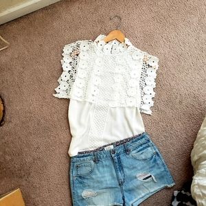 "Love J" Size M White Selveless Top